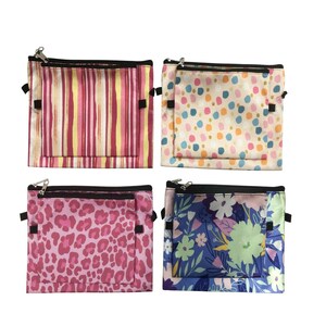 0 | Zippered Cosmetic Bags, 2-ct. Packs