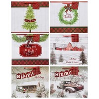 Voila Large Traditional Christmas Gift Bags, 10x12x4.5 in. — Dollar Tree