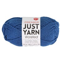 Premier Just Yarn Royal Blue Worsted Yarn, 104 yd. — Dollar Tree