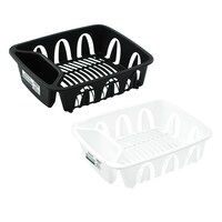 Essentials White Plastic Dish Racks — Dollar Tree