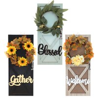Floral Themed MDF Door Plaques, 18.875x7.875-in. — Dollar Tree (SKU 332228)