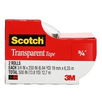 Scotch Transparent Tape, 2-Count. Packs — Dollar Tree