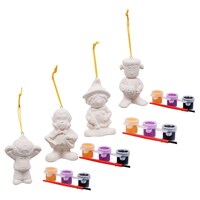 Crafter's Square Ceramic Halloween Figurine Ceramic Painting Sets, 3 in. — Dollar Tree (SKU 222955)