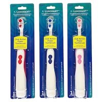 Luminant Dual-Action Power Toothbrush, Assorted Colors — Dollar Tree
