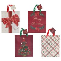 Traditional Large Size Christmas Gift Bag, Assorted Colors — Dollar Tree