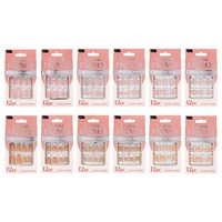 B Color Classic French Press On Nail, Assorted Styles, 12-Piece Pack — Dollar Tree