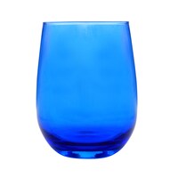 Freesia Dark Blue Stemless Wine Glasses, 17 oz. — Dollar Tree penny item