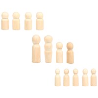 Crafters Square Wooden Peg Dolls, 5 Piece. Pack — Dollar Tree