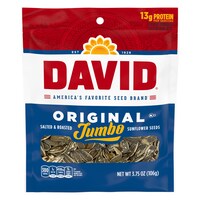David Original Jumbo Sunflower Seeds, 3.75 oz. Bags — Dollar Tree