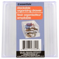 Bulk Essentials Clear Plastic Desktop Organizer Drawers 5x5x1 75