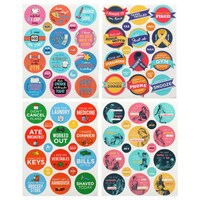 Novelty Stickers for Grown-Ups, 18-ct. Packs — Dollar Tree (SKU 258998)