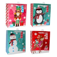 Large Christmas Character Whimsical Gift Bag — Dollar Tree