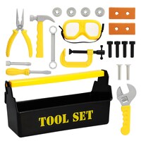 Toy Box Tool Box Play Set, 21-Piece Pack — Dollar Tree
