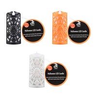 Seasonal Collection Halloween Skull-themed LED Candle, Assorted Colors — Dollar Tree