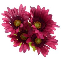 Floral Garden 5-Stem Artificial Gerbera Daisy Bushes,13 in. — Dollar Tree