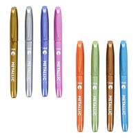 Inc. Metallic Markers, Assorted Colors, 4-Piece Pack. — Dollar Tree