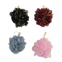 Glittery Mesh Bath Sponges, 6 in. — Dollar Tree