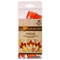 Battery-Operated Strands of Maple-Leaf-Shaped LED Lights, 3 ft. — Dollar Tree (SKU 256984)