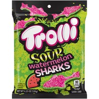 Trolli Sour Watermelon-Flavored Shark Gummi Candies, 4.25 oz. Bags — Dollar Tree (SKU 220895)