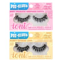 Ioni Pre-Glued 3D Faux Mink Lashes, Assorted Designs, 2-Piece Pack. — Dollar Tree
