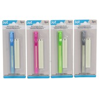 Jot Retractable Eraser Pens with 2 Refills, 4.75 in. — Dollar Tree