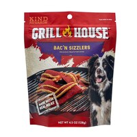 Grill House Bac'n Sizzlers Dog Treats, 4.5 oz. — Dollar Tree