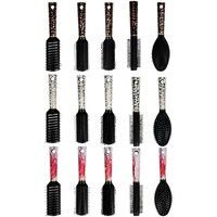 Animal Printed Plastic Hair Brushes, 8.375 in. — Dollar Tree