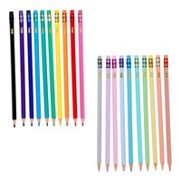Inc. Erasable Colored Pencils, Assorted Colors, 10-Piece Pack. — Dollar Tree