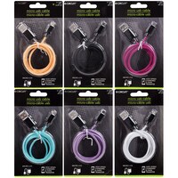 E-Circuit Pastel-Colored Micro USB Cables, 39 in. — Dollar Tree (SKU 259547)