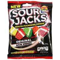 Sour Jacks Mouth Puckering Candy Original Sour Wedges, 4 oz. — Dollar Tree (SKU 329432)