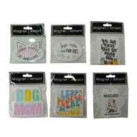 Ceramic Inspirational Pet Magnets, 2.5x3.5 in. — Dollar Tree