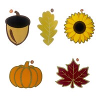 Seasonal Collection Harvest Felt Icons with Glitter, Assorted Designs, 1-Count. — Dollar Tree