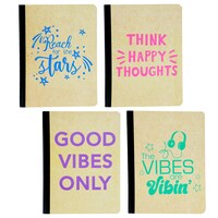 Jot Printed Notebooks, 100 Pages — Dollar Tree