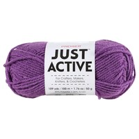 Premier Just Active Royal Purple Yarn, 109-yd. Skeins — Dollar Tree