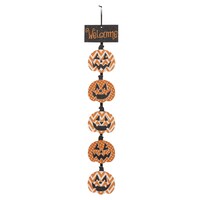 Halloween Dangling Pumpkin Wooden Wall Signs — Dollar Tree (SKU 256942)