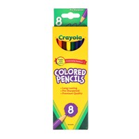 Crayloa Colored Pencils, 8-Count. — Dollar Tree