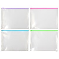 Jot Plastic Zip Envelopes — Dollar Tree