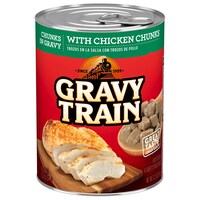Gravy Train Wet Dog Food with Chicken Chunks, 1-Count. — Dollar Tree