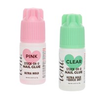 Ioni Stick-On-U Nail Glue, Assorted Colors, 0.10 oz — Dollar Tree