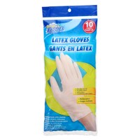 Scrub Buddies Latex Gloves, 10-Count. — Dollar Tree
