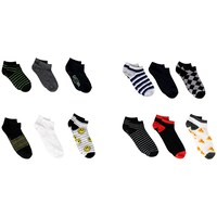 Kids' Bold Fashion Low Cut Socks, 3 Pair Packs — Dollar Tree
