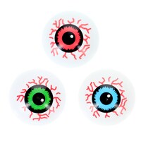 Seasonal Collection Halloween Decorative Eyeball, Assorted Colors, 15-Piece Pack. — Dollar Tree