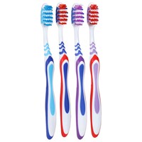 Proteque Medium-Bristle Toothbrush, 2-Piece Pack — Dollar Tree