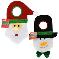 Christmas House Felt Doorknob Hangers — Dollar Tree penny item