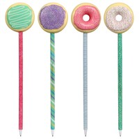Colorful Squishy Donut Pens, 8.25x4.25 in. — Dollar Tree