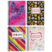 Fashion 2018-2019 Spiral Student Planners, 5.5x7.5 in. — Dollar Tree penny item