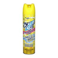 Scrub Free Lemon Scented Total Bathroom Cleaner With Soap Scum Fighters, 1-Count. — Dollar Tree