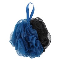 April Bath & Shower 2-Tone Charcoal Infused Bath Sponges — Dollar Tree