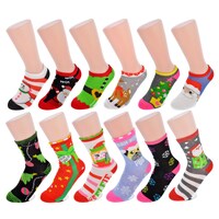 Christmas House Ladies' Christmas Ankle & Crew Socks — Dollar Tree