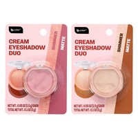 B Color Cream Eyeshadow Duo, Assorted Shades, 1-Count. — Dollar Tree